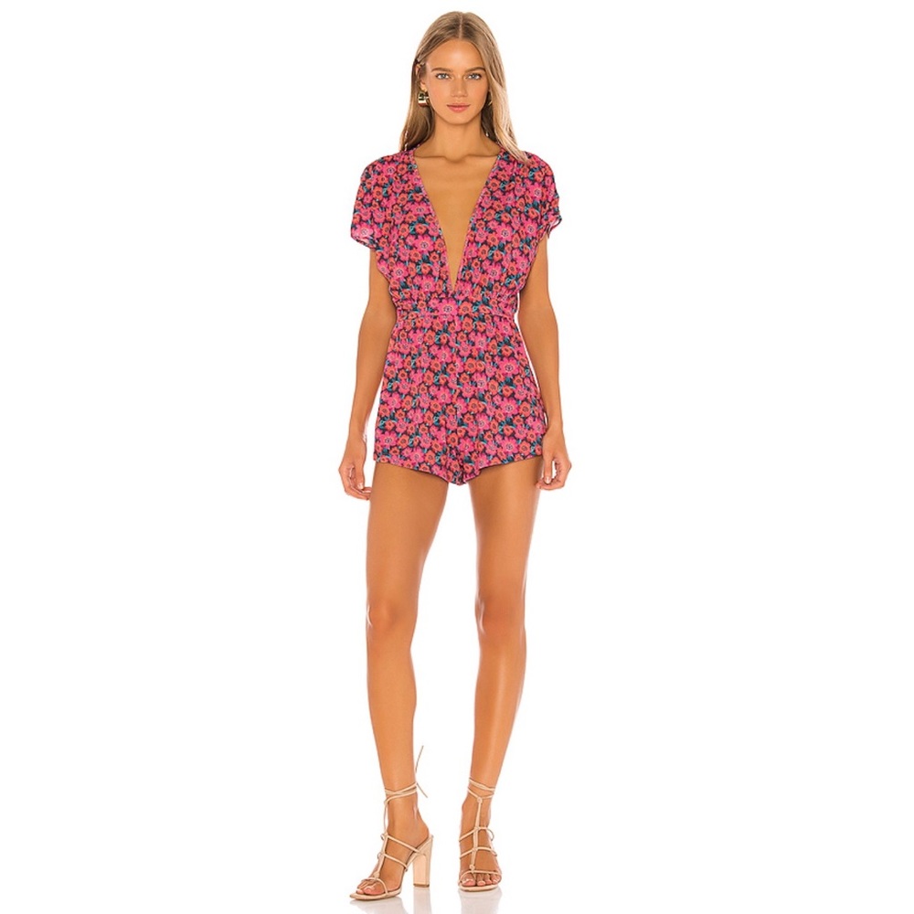 RESA Lucy Romper in Fuchsia Floral